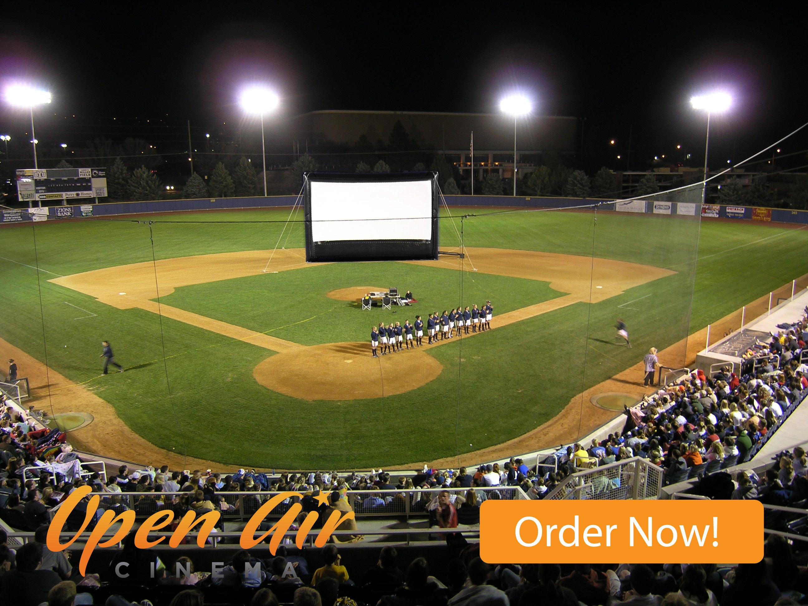 Movies at the Park With Open Air Cinema's 40' Elite Outdoor Movie System