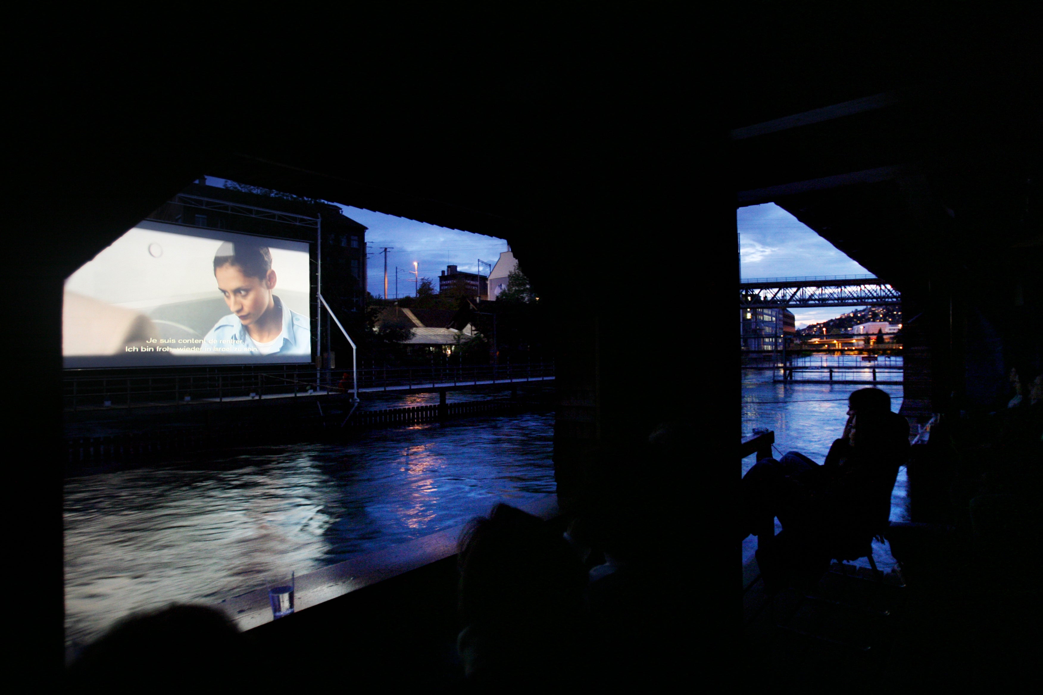 Outdoor Movies Are Part of a Strong Swimming Culture in Zurich, Switzerland