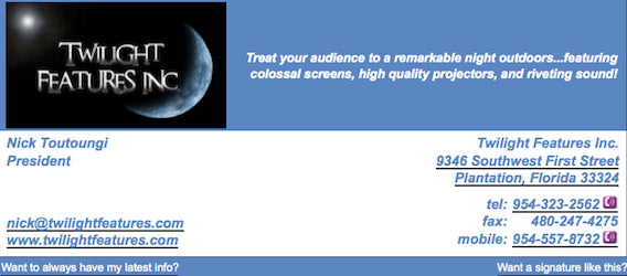 Outdoor Movies at the Fort Lauderdale Film Festival