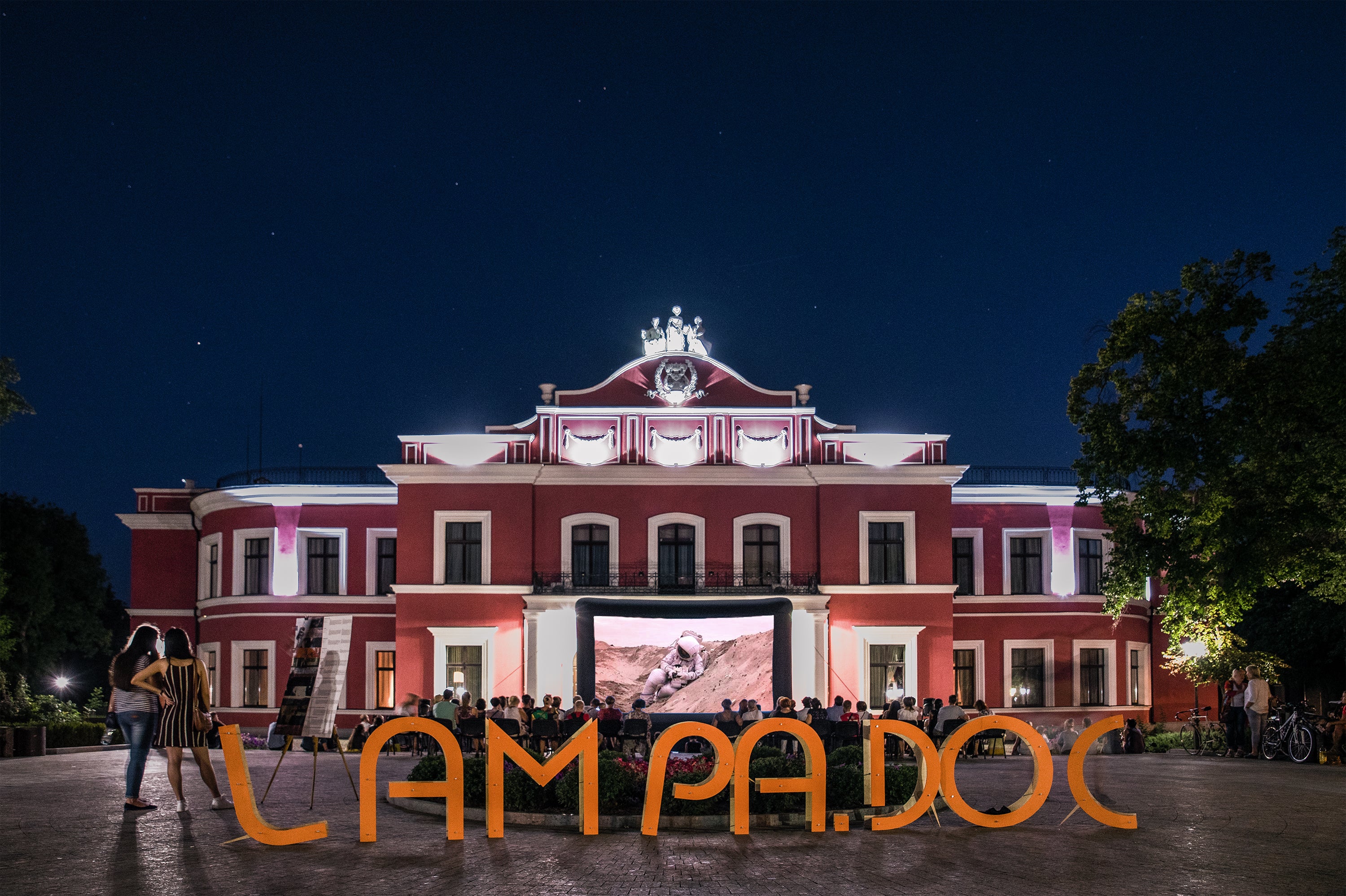 Traveling Film Festival in Ukraine - Open Air Cinema Screen