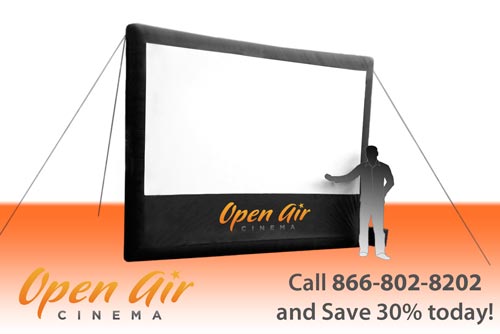 12 Days of Outdoor Movies Savings: Day 3, 30% Off OAC's Home 12вЂІ Inflatable Movie Screen