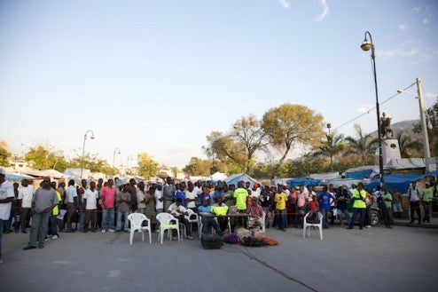 Haiti outdoor movies