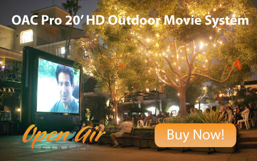 Outdoor Movie Featured Product: Open Air Cinema 20' Pro HD Inflatable Movie Screen System