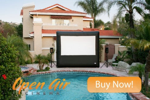 outdoor movies by the pool