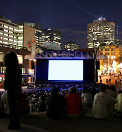 Outdoor Movies at the Montreal World Film Festival, Canada