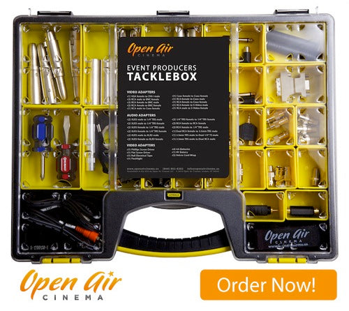 Outdoor Movie Featured Product: The Event Producer's Tackle Box