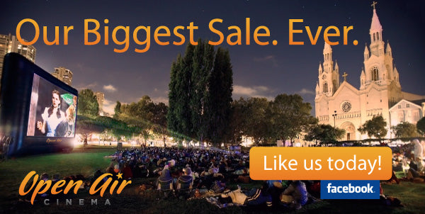 Like Open Air Cinema on Facebook and Save Big This Month on Outdoor Movies