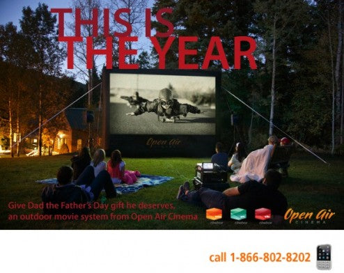 outdoor movies father's day