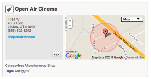 foursquare Open air cinema