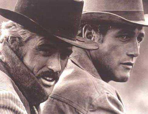 Robert Redford and Paul Newman in Butch Cassidy and the Sundance Kid