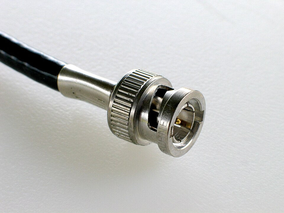 BNC connector used for SDI over coax