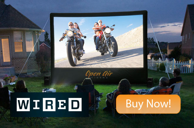 Open Air Cinema's Cinebox Outdoor Movie System Reviewed on WIRED