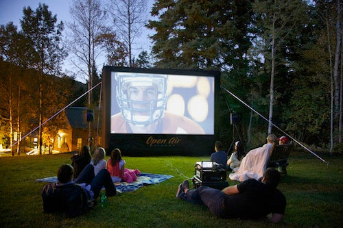 Featured Outdoor Movie Product: Cinebox Home 16' Inflatable Movie Screen System