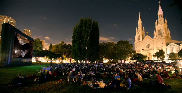 Open Air Cinema Featured Product: Elite 40' Inflatable Movie Screen