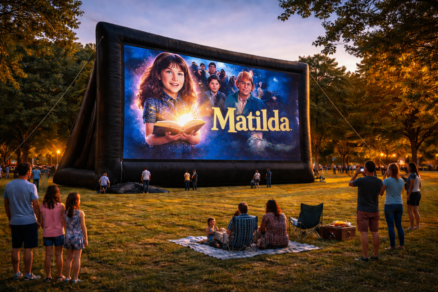 Giant Outdoor Movie Screens in Peru, Illinois