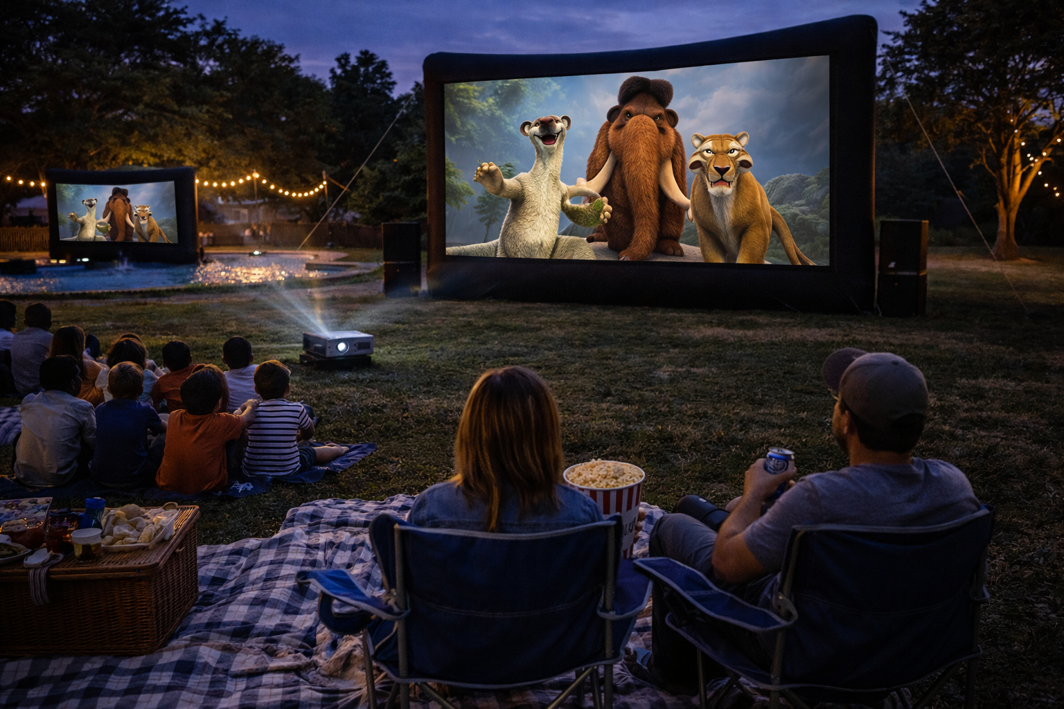 The Inflatable Movie Screen Brings the Cinema Outdoors!