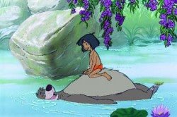 Mowgli and Baloo in Disney's The Jungle Book