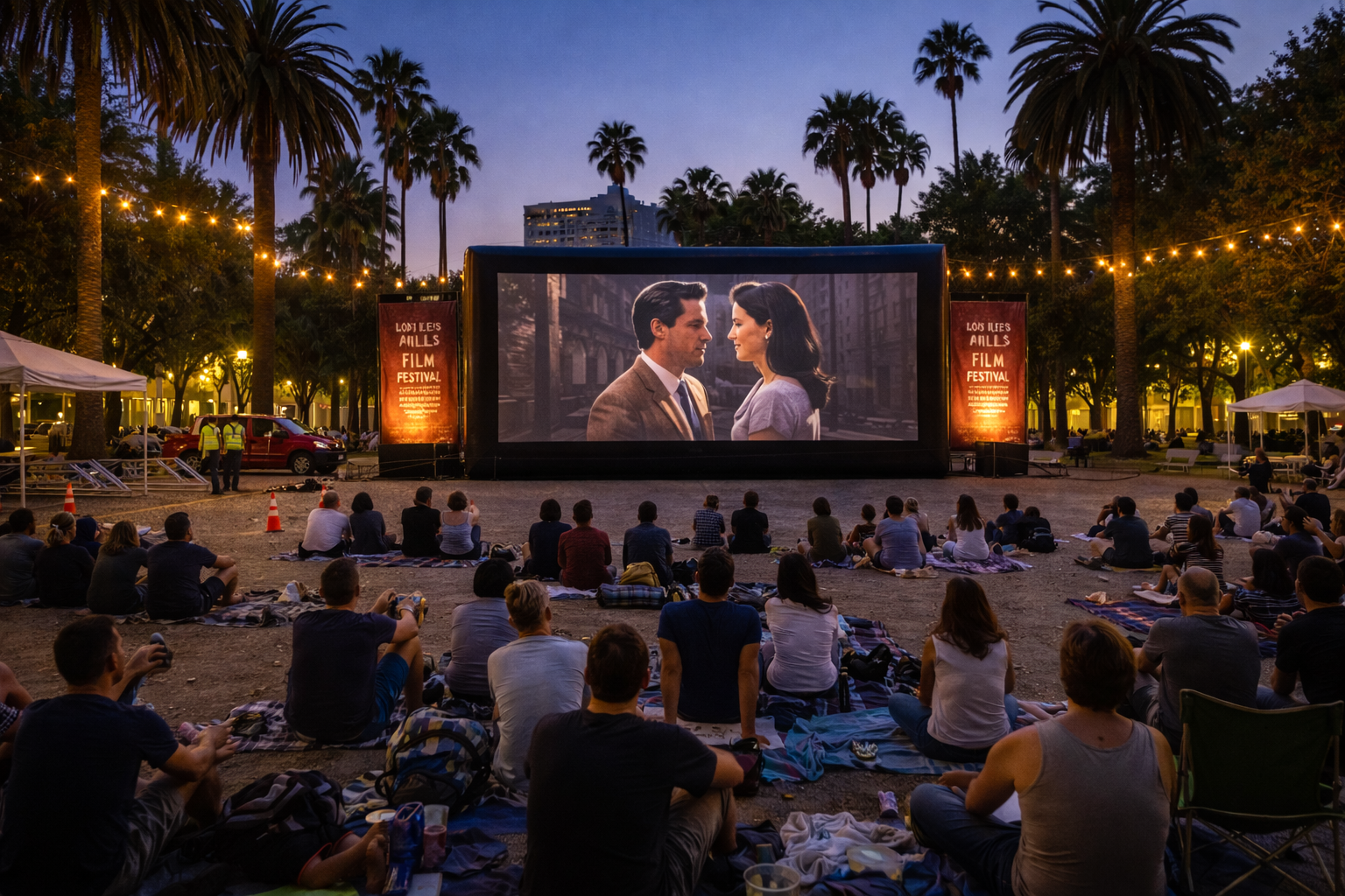 Open Air Cinema at the Los Angeles Film Festival