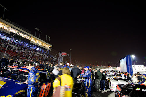 Days of Thunder screening under the lights at the Toyota Speedway
