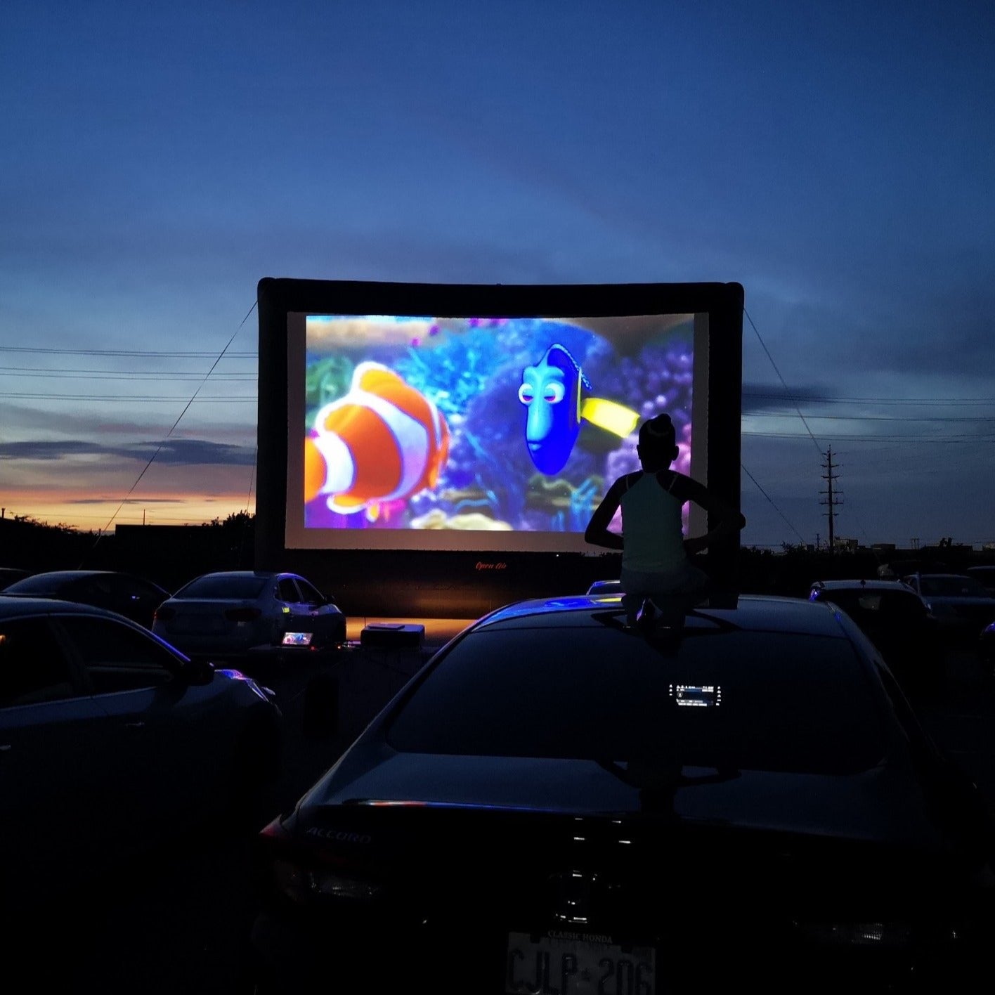 Open Air Cinema Elite 40' drive-in movie screen