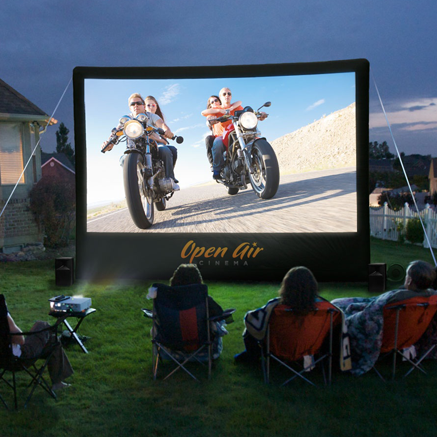 16 ft Standard Outdoor Movie System - Open Air Cinema