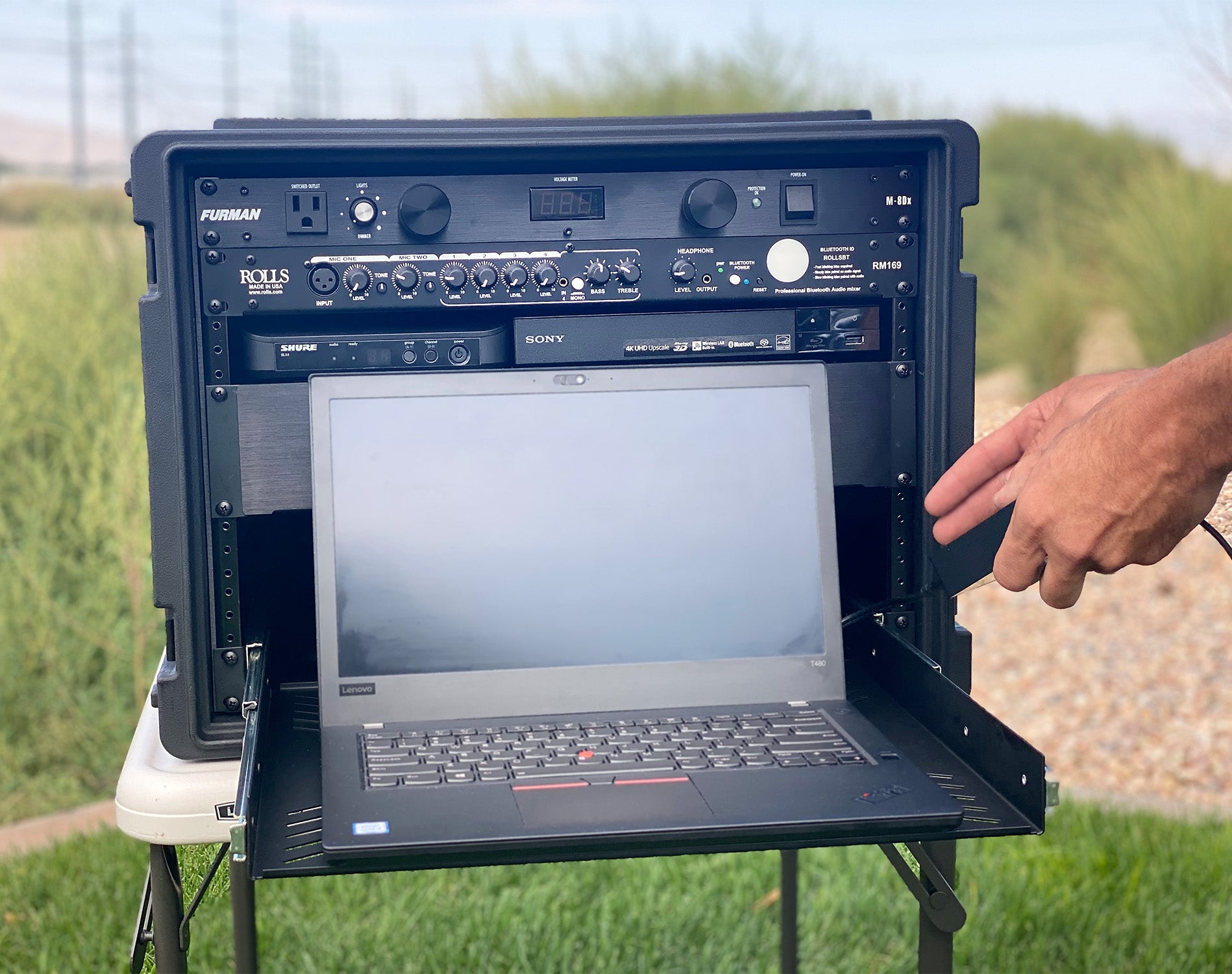 Open Air Cinema CineBox Pro 12' media console