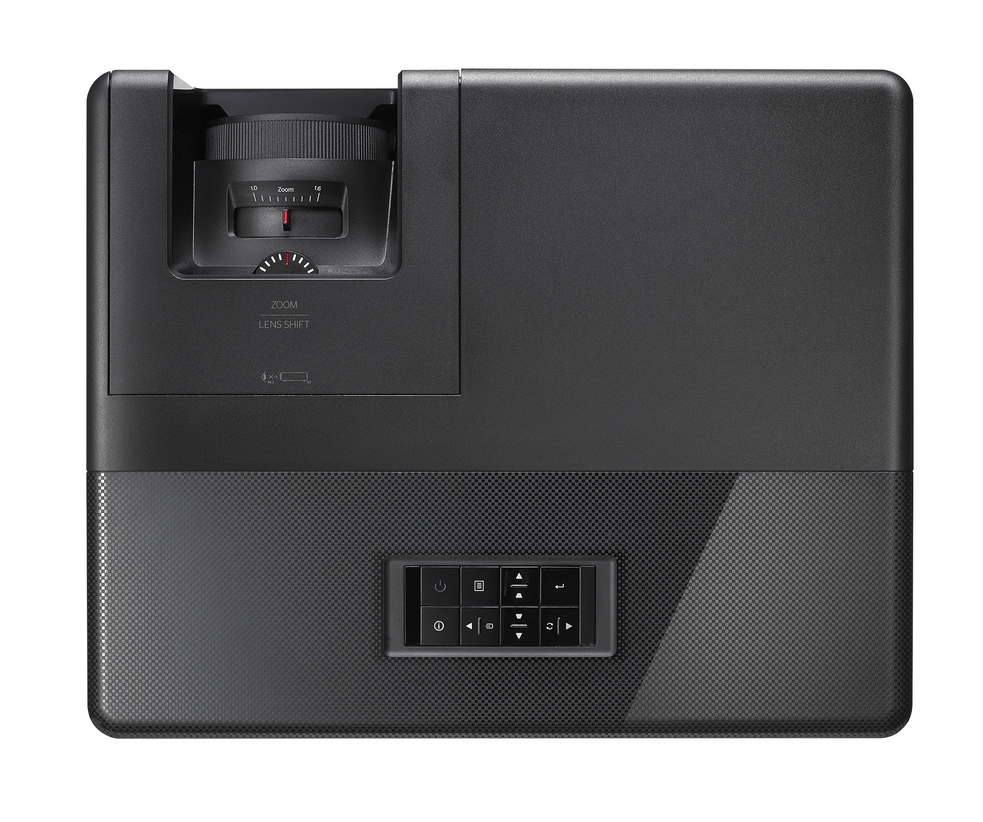 Laser projector detail for the CineBox Elite 30' system