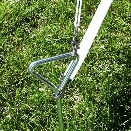 Anchoring stakes included with the Standard 16' screen kit