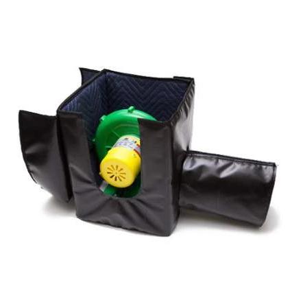 Sound-dampening blower box included with the CineBox Pro 16' system